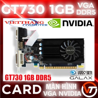 VGA - Cạc Màn Hình Galax GT730 1GB DDR5 đã qua sử dụng chơi Game LoL, CF ... ( Cũ - 2nd )