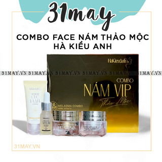 Combo Kem Face Nám Thảo Mộc Hà Kiều Anh Hỗ Trợ Da Nám Chính Hãng