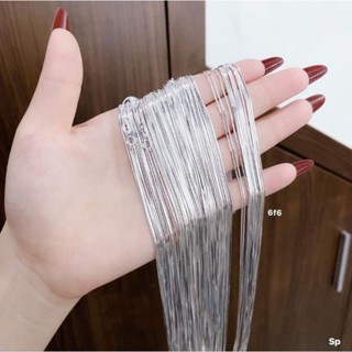 Dây mì trơn - dây chuyền bạc sợi mì