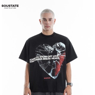 Áo thun big boxy broken heart 100% cotton - soustate chính hãng