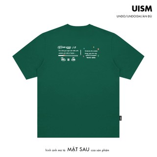 Áo Thun Unisex Undo Gifts and Wishes Màu Dark Green 100% Standard Cotton - Local Brand Chính Hãng