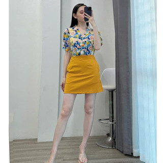 Sơ mi công sở họa tiết hoa Fredy A924