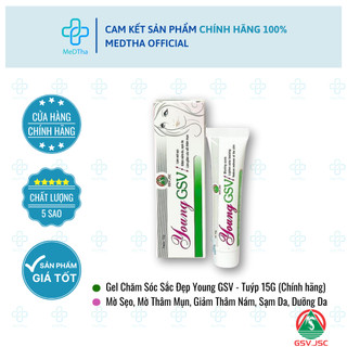 Young gsv - gel làm mờ sẹo, mờ thâm mụn, giảm thâm nám, sạm da, dưỡng da