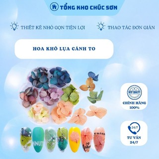 Hoa khô lụa cánh to