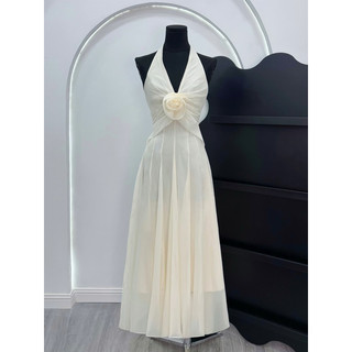 👗ĐẦM MAXI YẾM KẾT HOA XOẮN EO <video + ảnh thật ở cuối>