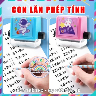 Con lăn phép tính toán học thông minh in phép tính cộng - trừ - nhân - chia cho bé tập làm toán
