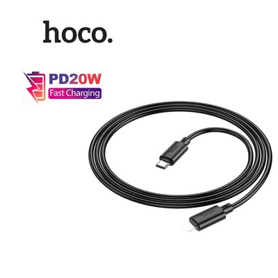 Cáp sạc nhanh Typec to IP PD20W 3.0A Hoco X88 truyền dữ liệu dùng cho ip11/12/13/14 dài 1M (ĐEN)
