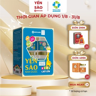Set Yến Kids cao lớn chưng sẵn cho bé - Set 4 hũ 70ml / 25% tổ yến chưng đường phèn - Yến sào Kids cao lớn, Khánh Hòa