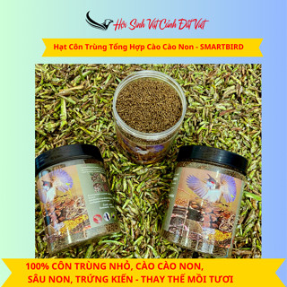   Gói 500G  Hạt Côn Trùng Tổng Hợp Cào Cào Non SmartBird - Thay thế mồi tươi cho chim cảnh thích hợp với mọi loại chim 