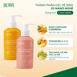 Dung dịch vệ sinh phụ nữ x2 nano 150ml cocayhoala