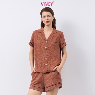 Bộ đồ shorts vải satin vincy bss108w22
