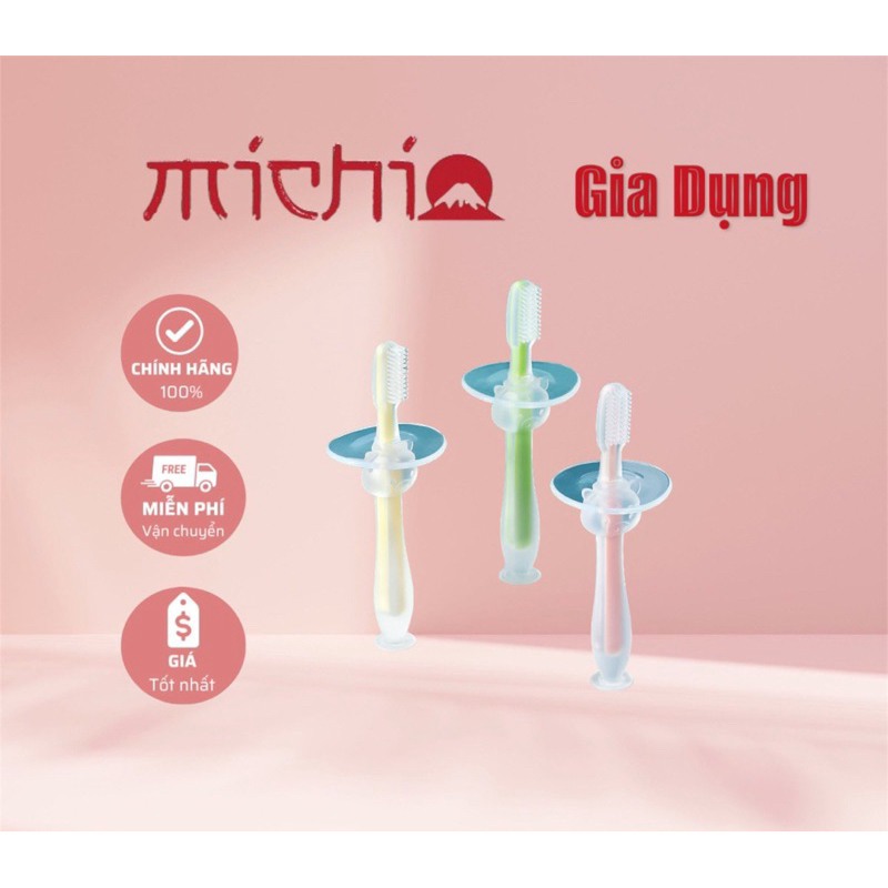 Bàn chải đánh răng cho bé tập đánh răng SILICON siêu mềm