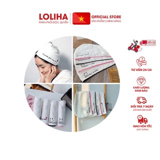 ⛔GIADUNGHOANGMAI⛔ Khăn quấn tóc khi tắm (LOẠI KHĂN)