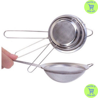 Vợt lọc trà, rây lọc trái cây, lọc bột, lọc thức ăn bằng inox vợt 18cm