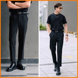 Quần tây nam form slim crop - hali 08