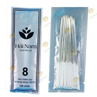 Kim châm cứu Hải Nam dạng gói ( gói 100 kim)
