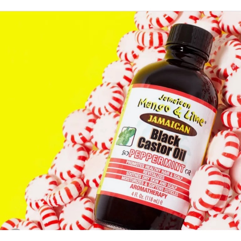 ShopLILA.TINH CHẤT DƯỠNG TÓC DEEP OIL JAMAICAN MANGO & LIME BLACK CASTOR OIL WITH PEPPERMINT 118ML -