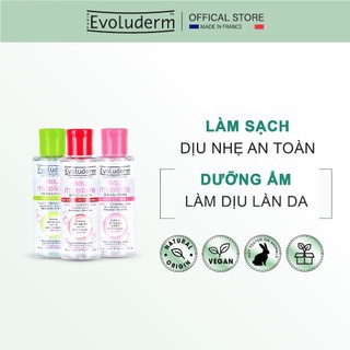 Nước tẩy trang Evoluderm Eau Micellaire 100ml (Tùy chọn)