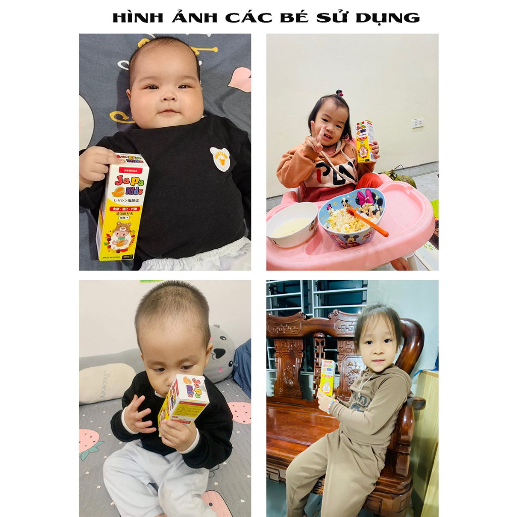 [ Chính Hãng ] Mua 3 tặng 1 siro ăn ngon Japa kids giúp bé tăng hấp thu , tăng cân đều chai 100ml