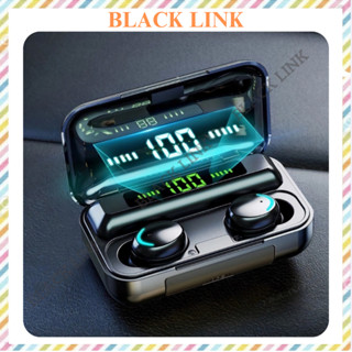 Tai Nghe Bluetooth F9 Pro TWS 5.0 Không Dây Cảm Ứng Chống Nước Chống Ồn Tích Hợp Sạc Dự Phòng 2500m