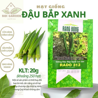 Hạt giống đậu bắp xanh 20g _hạt giống rạng đông