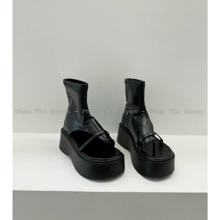 BOOT XỎ NGÓN ĐỘN ĐẾ 2 MÀU