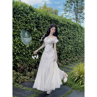 Set lưới corset TKCC chân váy xoè bồng