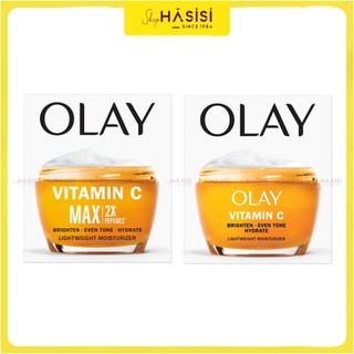 Kem Dưỡng Ẩm OLAY - Regenerist Vitamin C + Peptide 24 Hydrating Moisturizer 48g