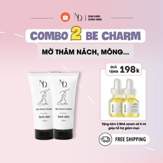 Combo 2 Kem Bôi Làm Mờ Thâm 70% Be Charm + 2 serum giảm mụn Bha by ND 5ml