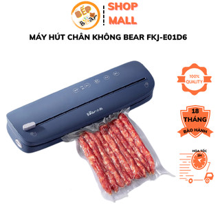Máy hút chân không Bear FKJ-E01D6, 110W, Lực hút 60Kpa, hàn miệng túi bảo quản thực phẩm,BH 18 tháng