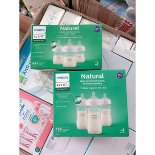 BÌNH SỮA THUỶ TINH AVENT 120 240ml ( tuỳ chọn size núm )
