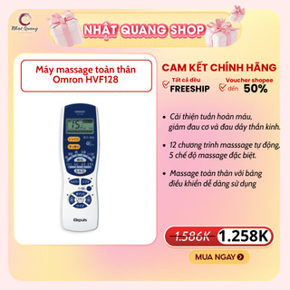 Máy massage toàn thân omron HV-F128 màu trắng