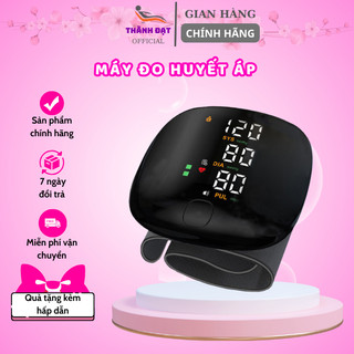 Máy đo huyết áp cổ tay Tự Động đo Màn Hình LCD Kỹ Thuật Số, Sạc pin Sử dụng đơn giản chỉ bằng 1 chạm
