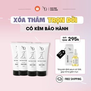   Siêu Hời 4 Kem Bôi Làm Mờ Thâm Be Charm Cream + 1 Serum giảm mụn BHA oil by ND 15ml