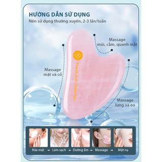 Miếng massage nâng cơ đá thạch anh tự nhiên thiên tạo