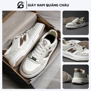 Giày Thể Thao Sneaker Giày Nam Quảng Châu QC21 Đế Cao Su Đúc Non Chống Trơn Trượt Phong Cách Trẻ Trung  Hàng Trung S.Cấp