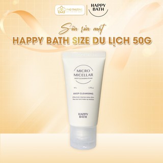 Sữa Rửa Mặt Happy Bath Micro Micellar Deep Cleansing Foam 50g