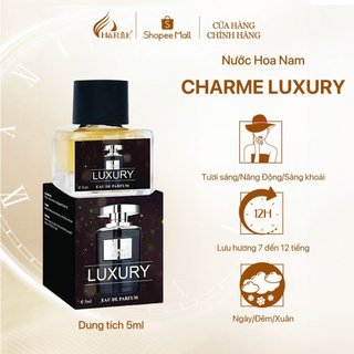 Nước Hoa Nam Charme Luxury 5ml Dạng Chấm Sang Trọng, Nam Tính_Nước Hoa Chính Hãng