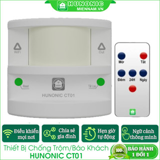 Thiết Bị Chống Trộm, Báo Khách Đa Năng HUNONIC CT01, Phát Hiện Chuyển Động Cảnh Báo Qua Điện Thoại