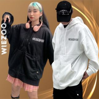 Áo Khoác Nỉ Bông CRISPUS Dây Kéo & ulzzang Form Rộng Unisex 1HIT_UNISEX(Ảnh Thật)