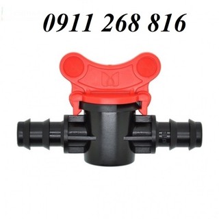 Van mở đóng hệ thống tưới nhỏ giọt ống 20mm Phụ Kiện LDPE hệ thống tưới Van khóa nước cho ống PE 20mm hệ thống phun tưới