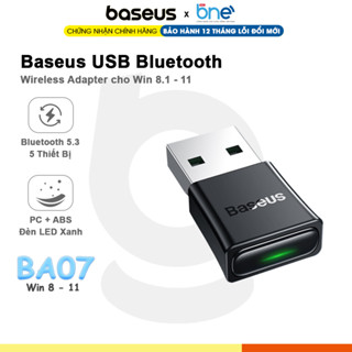 Đầu chuyển đổi không dây BASEUS BA07 USB bluetooth 5.3 độ phân giải cao thích hợp cho laptop PC Win