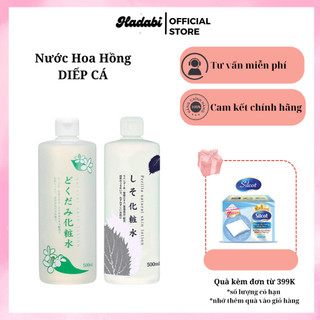 Nước hoa hồng lotion toner diếp cá dokudami ngăn ngừa mụn 500ml, toner diếp cá cho da dầu mụn se khít lỗ chân lông