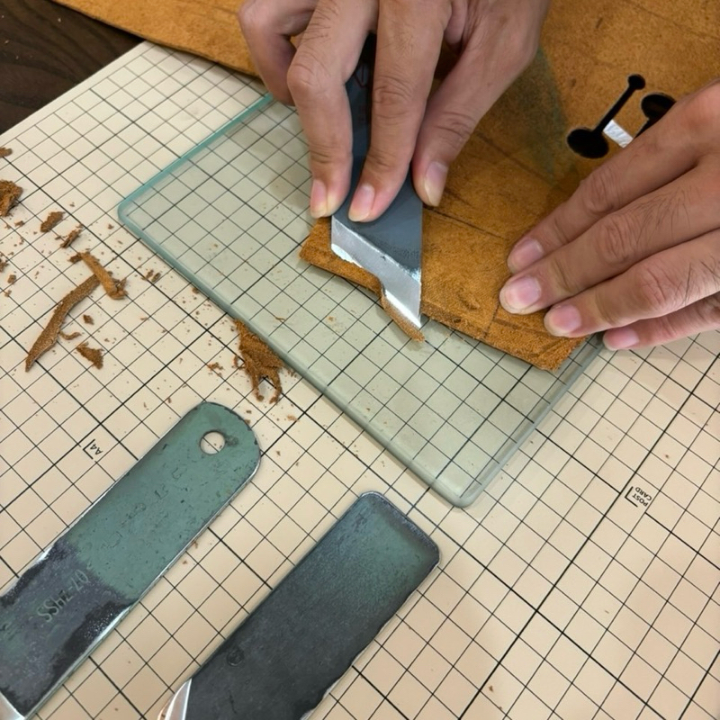 Dao lạng mỏng mép da, cao su - dụng cụ làm đồ da handmade