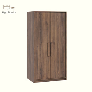 Happy furniture , tủ quần áo 2 cửa mở - rubel, tcm_226, 90cm x 59cm x 180cm dxrxc
