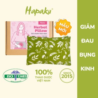 Gối Chườm Thảo Dược Hapaku Giảm Đau Bụng Kinh, Đau Mỏi Lưng Vai - Làm Nóng Bằng Lò Vi Sóng