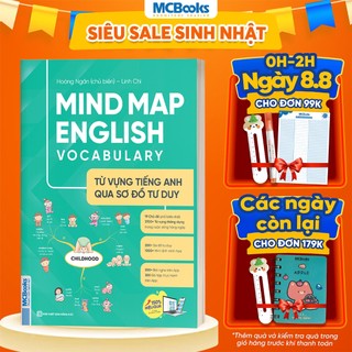 Sách - Mindmap English Vocabulary -Từ Vựng Tiếng Anh Qua Sơ Đồ Tư Duy