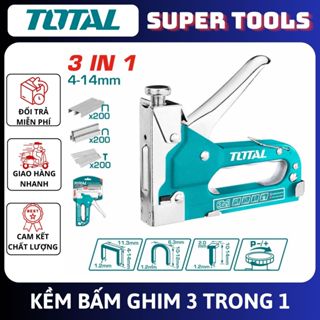 ĐỒ NGHỀ TOTAL Kềm bấm ghim 3 trong 1 THT31143 <HÀNG CHÍNH HÃNG>