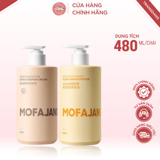    BILL TRUNG   CẶP DẦU GỘI GỪNG VÀ TINH CHẤT CÂY TRẮC BÁ DIỆP MOFAJANG 