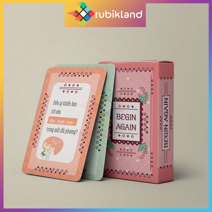 [Couple] Bộ Bài Begin Again Cặp Đôi Thêm Thấu Hiểu Đối Phương Boardgame Yêu Nhau - Rubik Land